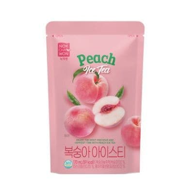 녹차원복숭아아이스티