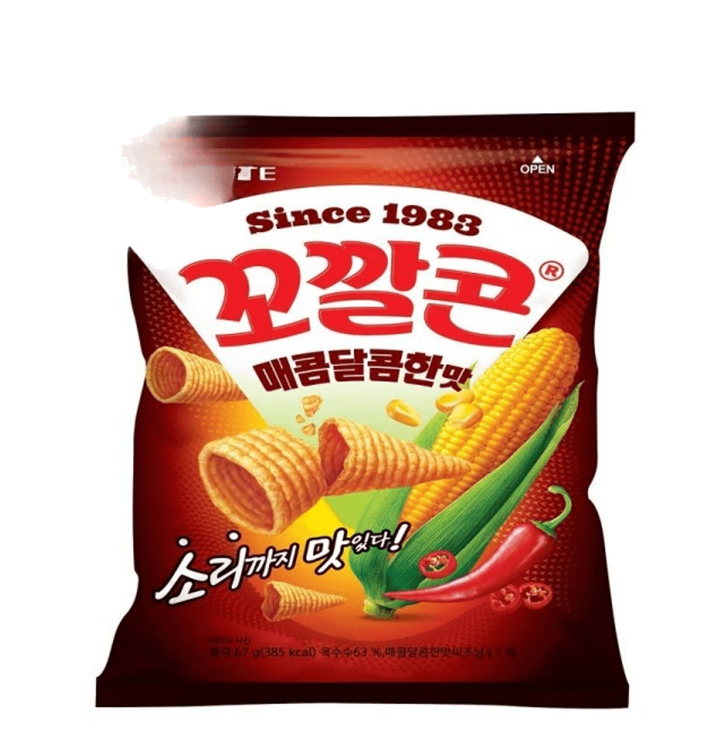 Lotte KoKalcorn Spicy & Sweet