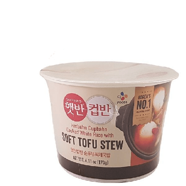 Cupban Spicy Tofu Soup + Rice