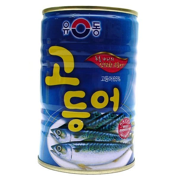 YooDong Canned Mackerel in Brine (Boiled)